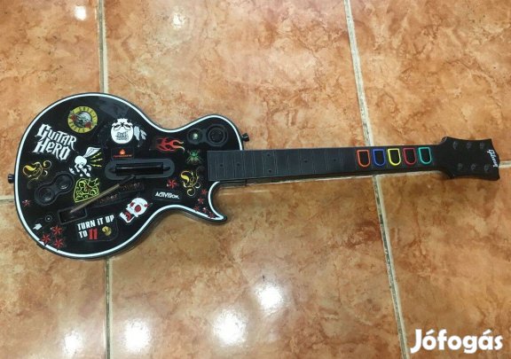 PC, Xbox 360 Guitar Hero 3. Les Paul Gibson Vezeték nélküli gitár