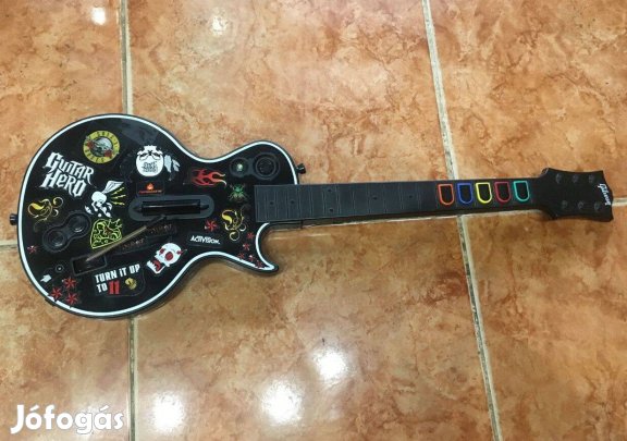 PC, Xbox 360 Guitar Hero 3. Les Paul Gibson Vezeték nélküli gitár