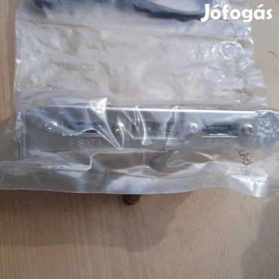 PC hátlapi kivezetés , 2 x E-SATA + Molex táp , bontatlan