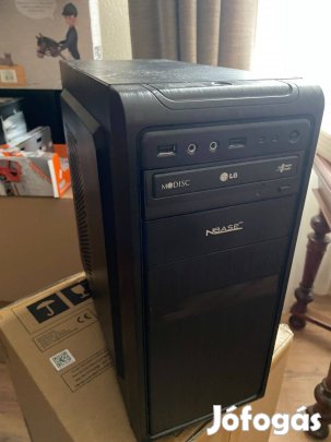 PC ház, alaplap, RAM