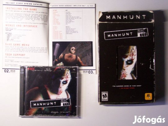 PC játék: Manhunt 2004 horror (3 CD, angol szoftver)
