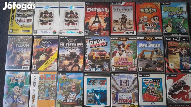 PC játékok (450ft/db)