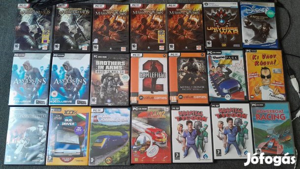 PC játékok (640ft/db)