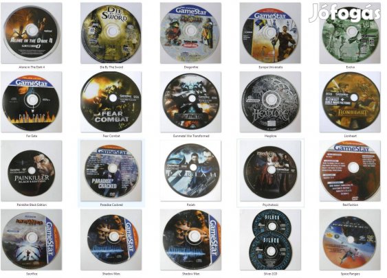 PC játékok eredeti gyári, 500Ft/db áron (1)