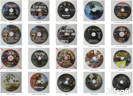 PC játékok eredeti gyári, 500Ft/db áron (2)