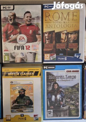 PC játékok stratégiai - 18db