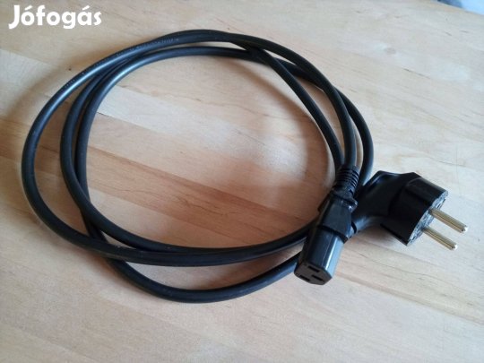 PC számítógép hálózati tápkábel 1,8 m hosszú
