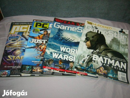 PC újság - Gamestar, PC Guru 4 db