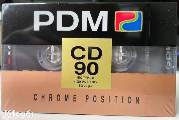 PDM PD Magnetics Ferro+chrome bontatlan,új magnókazetta, audio kazetta