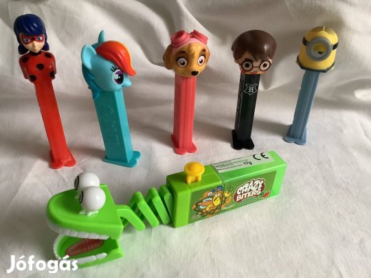 PEZ cukorka adagoló figura csomag + ajándék