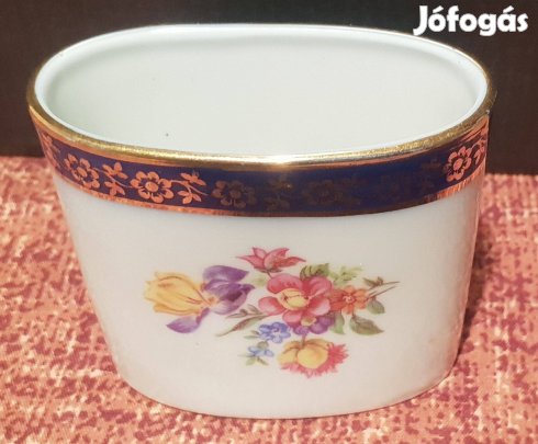 PM Martinroda német porcelán fogvájó vagy cigaretta tartó. 6 cm magas