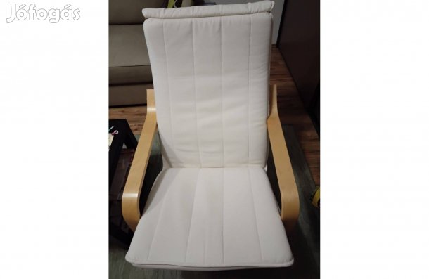 POÄNG fotel lábtartóval