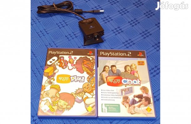PS2 Eyetoy Kamera + Eyetoy Play játék + Eyetoy Chat
