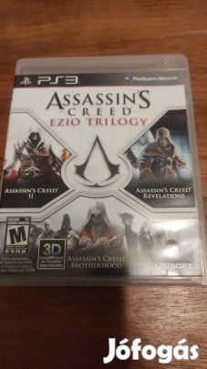 PS3 Assassins Creed Ezio Trilogy Ritka!