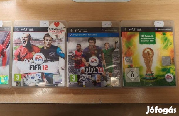 PS3 Fifa 12, Fifa 13, Fifa Would Cup 14 PS játékok !