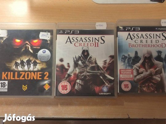 PS3 Killzone 2, Assassin's Creed Brotherhood, Assassin's Creed II !