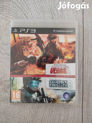 PS3 Rainbow Six Vegas 2 & Ghost Recon 2 Csak 3000!