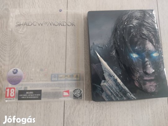 PS3 Shadow of Mordor Steelbook Edition Ritka!