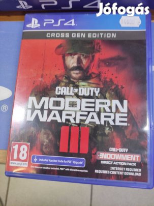 PS4 COD MW III Karcmentes állapotban