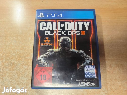 PS4 Playstation 4 Call of Duty Black Ops 3 Játék !