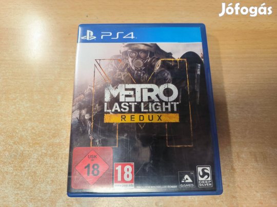 PS4 Playstation 4 Metro Last Light Redux Játék !