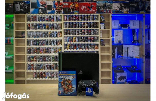 PS4 Pro 1TB 7216B + Just Cause 3 boltból, 3 hónap garanciával!