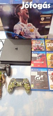 PS4 gép +9db játékkal,2 joyyal.teljesen újszerű eladó. Call of Duty