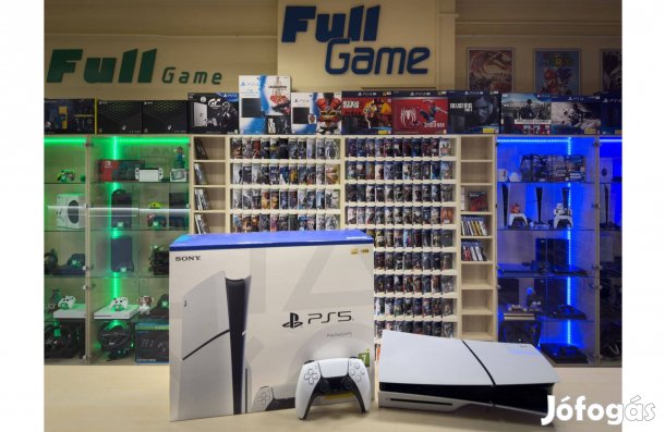 PS5 Slim 1TB lemezolvasóval garanciával videojátékboltból