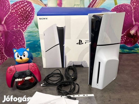 PS5 Slim lemezes változat + Garanciális