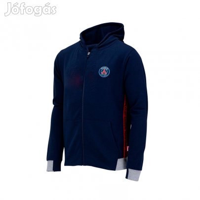 PSG pulóver gyerek zippes kapucnis
