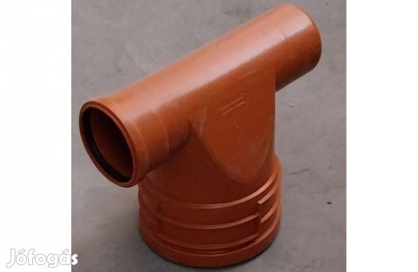 PVC KG Akna fenékelem Kga-160/315 G Egyenes átfolyású