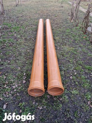 PVC KG cső, lefolyócső 300cm× 20cm