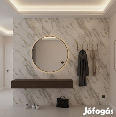 PVC falpanel arany márvány 120x285cm inspirabutor.hu