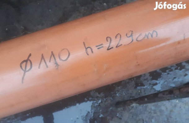 PVC műanyag cső eladó !