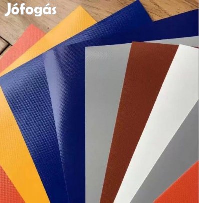 PVC ponyva szövet 630 ECO tekercsben, fehér, kültéri UV álló, országos