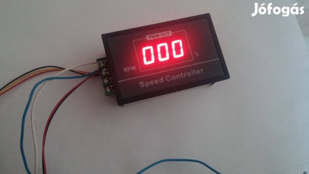 PWM DC fordulatszám szabályzó digitális kijelzés max 30 A