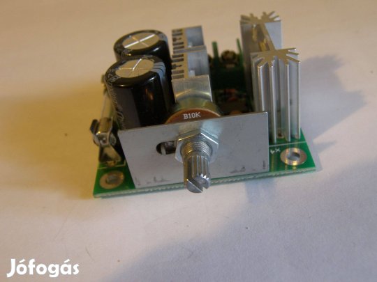PWM teljesítmény és fordulatszám szabályzó DC 10 - 40 Volt 10A