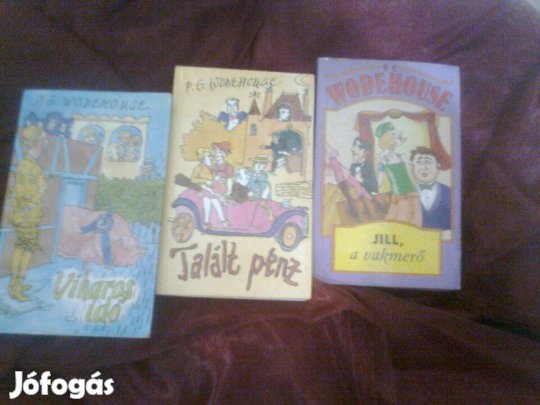 P.G. Woodhouse : 3 kötete Talált pénz * Viharos idő* Jill a vakmerő