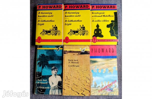 P.Hovard Rejtő Jenő könyvek újszerű Sok Mást Is Hirdetek