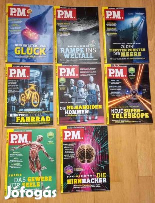 P.M. szuper színvonalas ismeretterjesztő újságok 2025 jan. - július