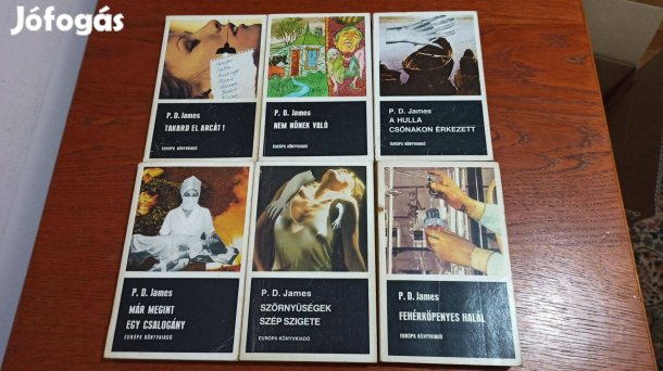 P. D. James krimi könyvcsomag / 6 db könyv