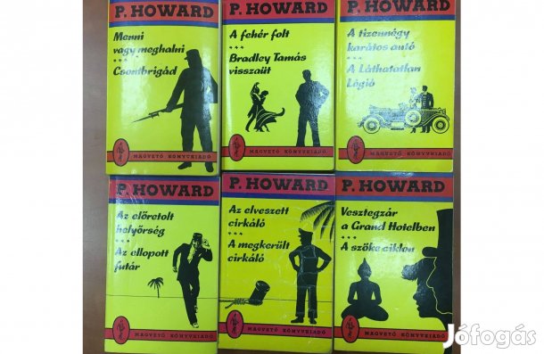 P. Howard (Rejtő Jenő) regények