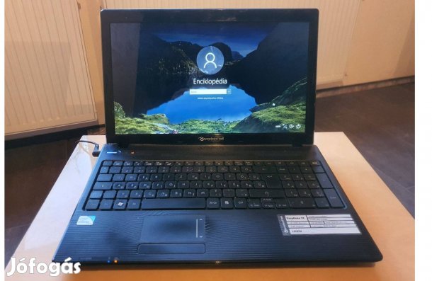 Packard Bell 15" Laptop Notebook Intel HD LED 16:9 számítógép
