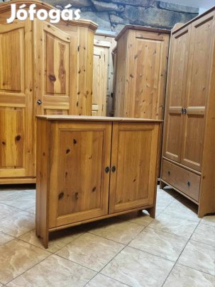 Pácolt fenyő sarok komód 95x83x53