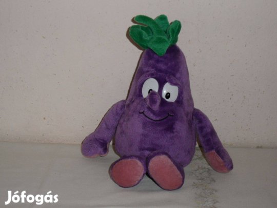 Padlizsán plüss figura