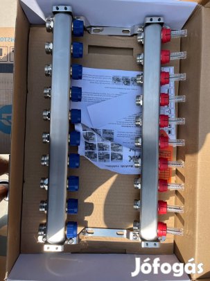 Padlófütés isztó-gyüjtő áramlásmenny.szabályozós Új