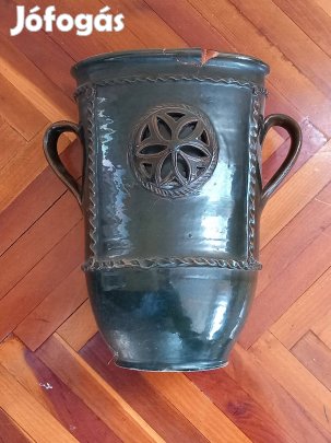 Padlóváza, sötétbarna, alku van