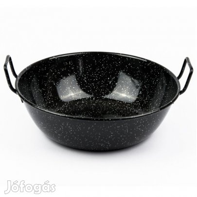 Paella magas falú zománcozott serpenyő 30cm