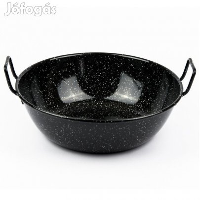 Paella magas falú zománcozott serpenyő 30cm