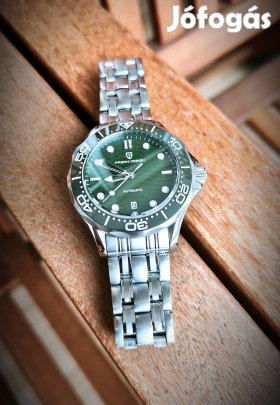 Pagani Design Seamaster zöld karóra 